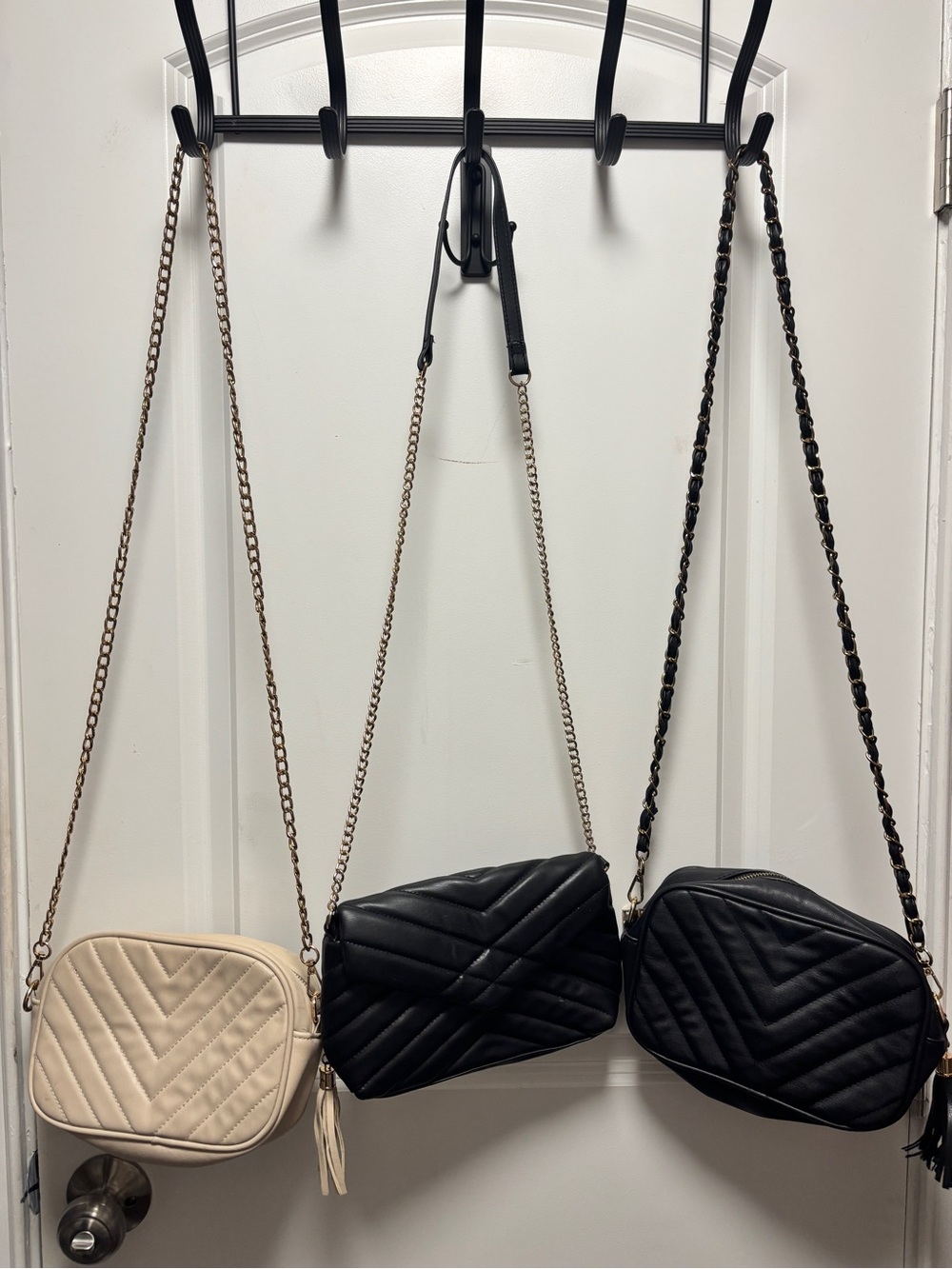 3 Quilted Crossbody Bags